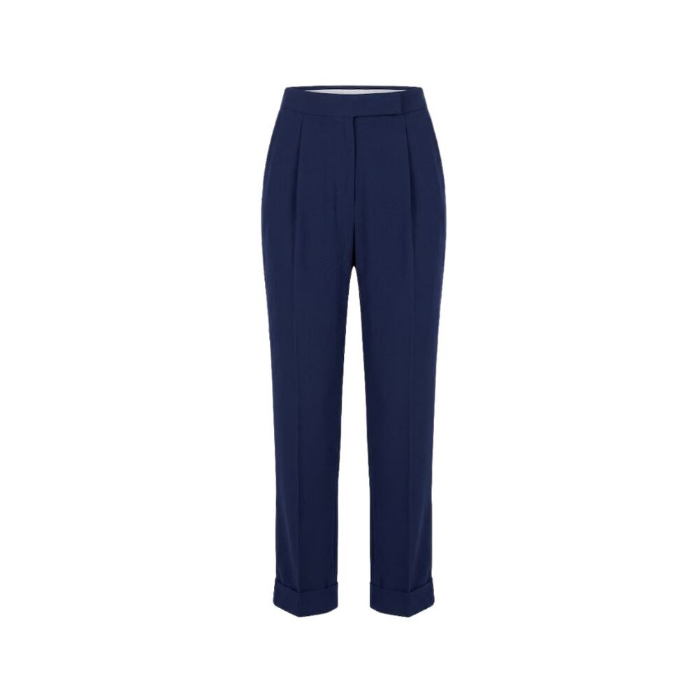 TUCKERNUCK Navy Duncan Pleated Trouser Size 8 NWT Retail $178 Tuckernuck